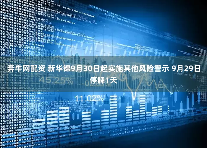奔牛网配资 新华锦9月30日起实施其他风险警示 9月29日停牌1天